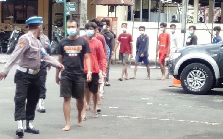 Lakukan Vandalisme 22 Anggota Geng Pelajar di Bantul Diamankan Polisi 