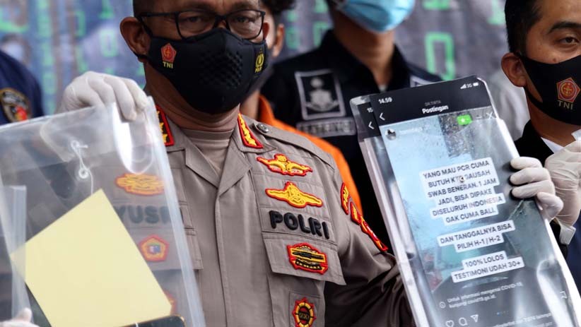 Jual Surat Hasil Swab Palsu di Instagram, 3 Pemuda Ditangkap Polda Metro Jaya - Bagian 1
