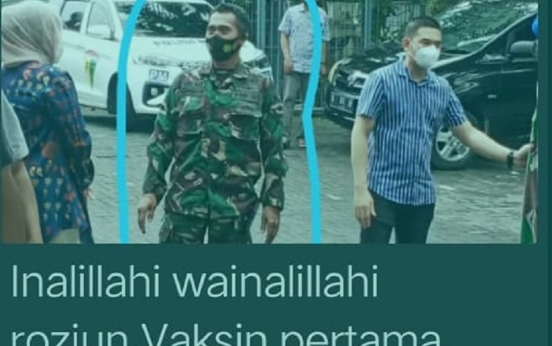 Penyebar Hoaks Kasdim Gresik Meninggal usai Vaksin Covid-19 Terlacak, Pelaku Lebih dari 1 Orang 