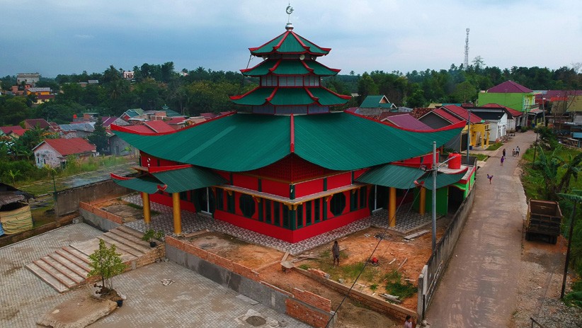Melihat Pembangunan Masjid Laksamana Cheng Hoo Jambi - Bagian 2