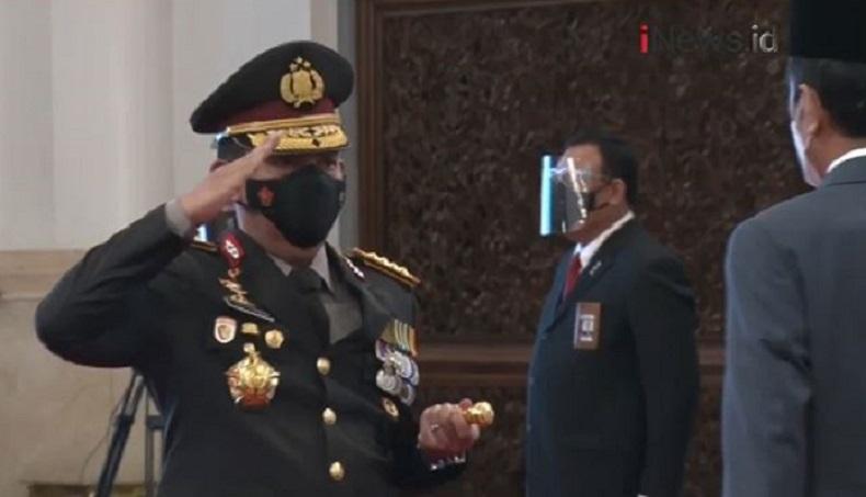 Dilantik Jokowi, Listyo Sigit Resmi jadi Kapolri