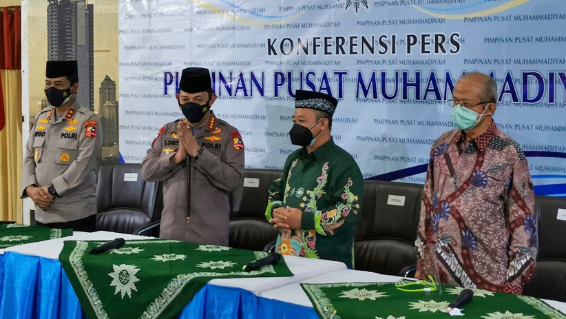 Pakai Kopiah, Kapolri Jenderal Listyo Sigit Prabowo Silaturahmi ke Muhammadiyah - Bagian 4
