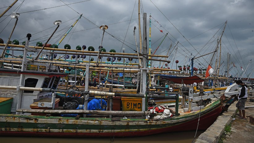 Cuaca Buruk, Nelayan Sekitar Selat Sunda Tidak Melaut - Bagian 1