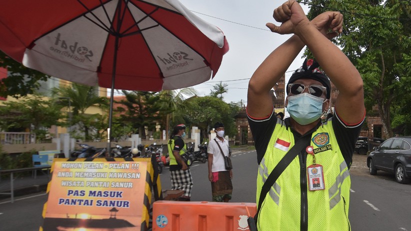 Hari Banyuh Pinaruh, Belasan Pantai di Denpasar Bali Ditutup Sementara - Bagian 3