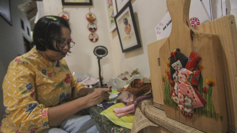 Belajar Membuat Kerajinan Hiasan Dinding Khas Jepang - Bagian 2