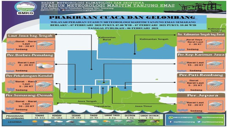 BMKG Prediksi Cuaca Ekstrem Warnai Jateng Tiga Hari ke Depan 
