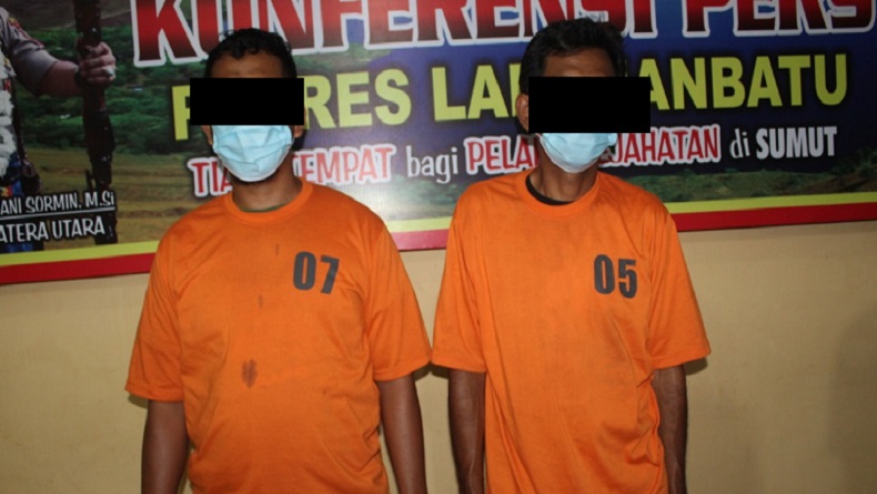2 Pengedar Narkoba Sindikat Man Batak di Labuhanbatu Ditangkap Polisi