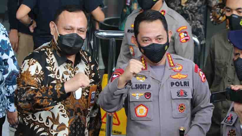 Kapolri Jenderal Listyo Sigit Prabowo Silaturahmi ke Ketua KPK Firli Bahuri - Bagian 1