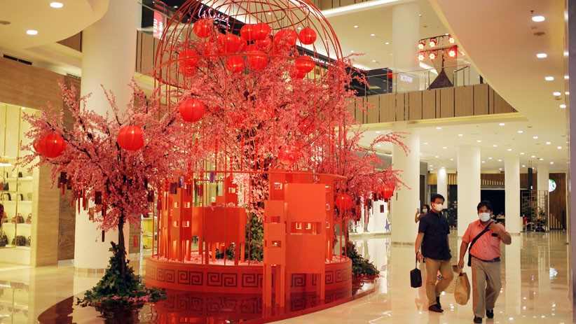 Cantiknya Instalasi Lampion Meriahkan Imlek di Senayan City - Bagian 3