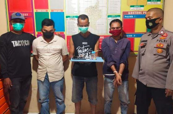 Asyik Pesta Sabu, Oknum Kades di Aceh Utara Ditangkap Bersama 2 Orang 