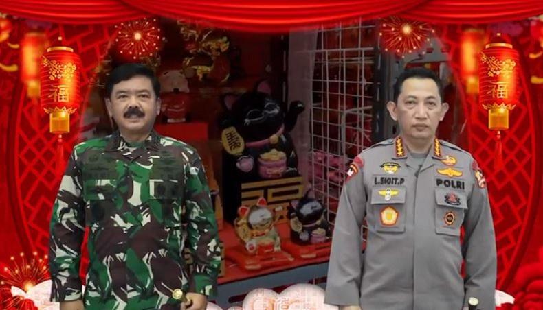Tahun Baru Imlek, Ini Pesan Panglima TNI dan Kapolri