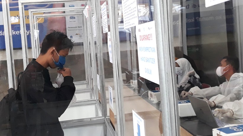 GeNose Mulai Diterapkan di Stasiun Pasar Turi Surabaya - Bagian 4