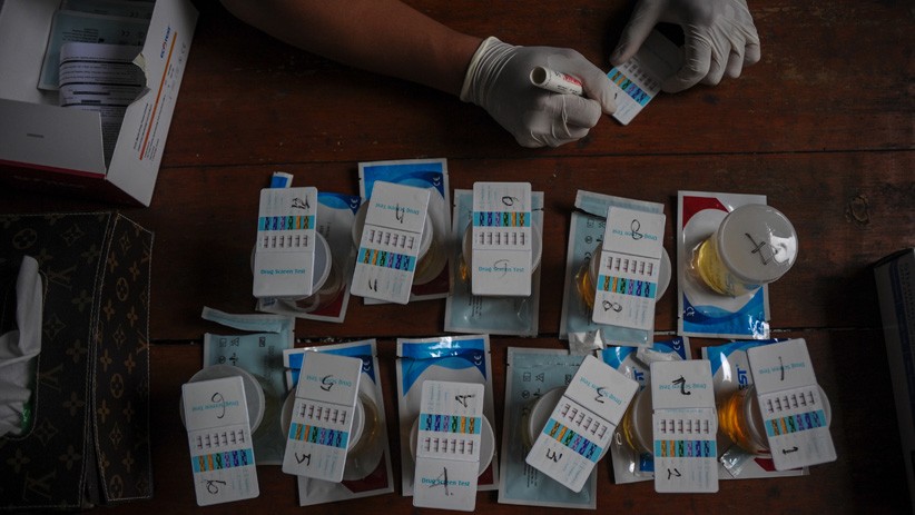 Berantas Penyalahgunaan Narkoba, Personel Polresta Barelang Dites Urine