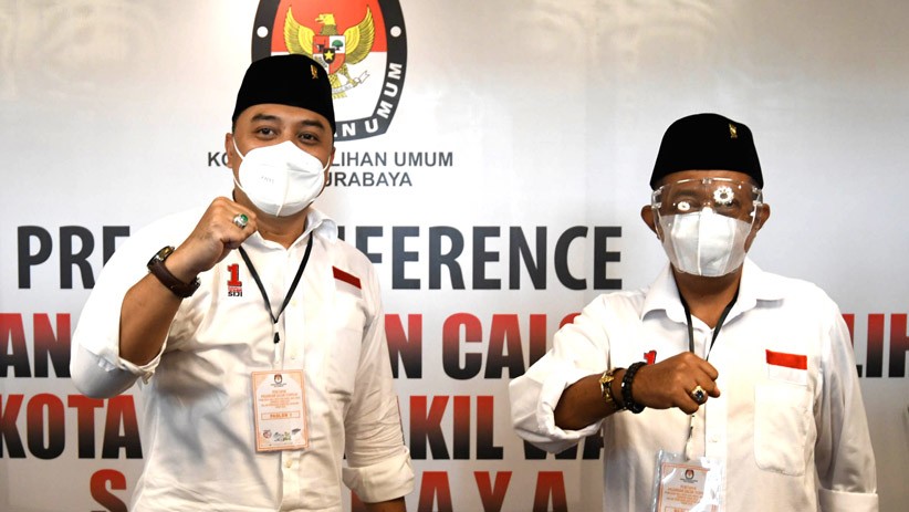 Eri Cahyadi - Armuji Ditetapkan KPU sebagai Pemenang Pilkada Surabaya - Bagian 1