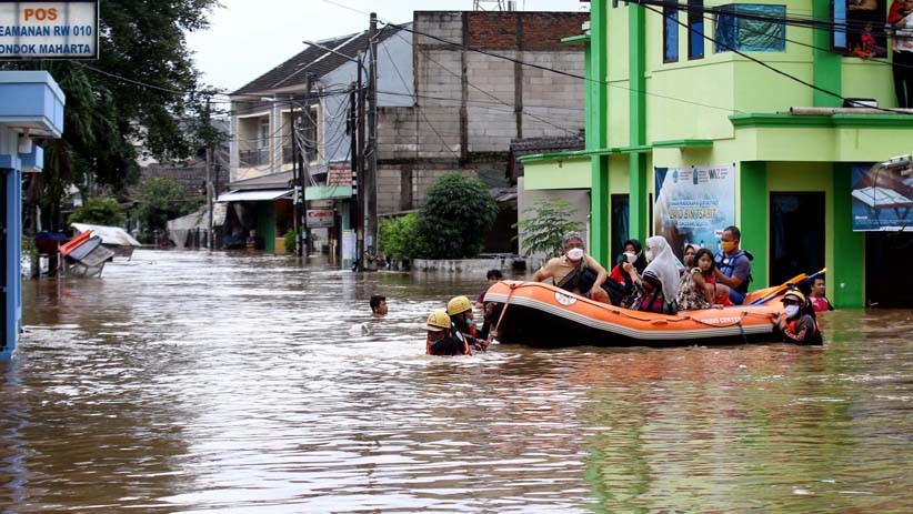 Perumahan Pondok Maharta Tangerang Banjir hingga 2 Meter, Akses Jalan Putus Total - Bagian 2