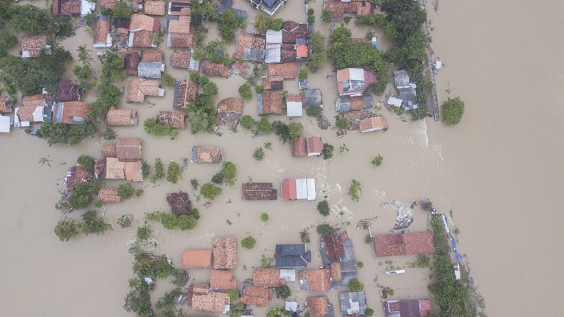 5 Desa Terisolasi, Begini Penampakan dari Udara Banjir di Pebayuran Bekasi - Bagian 3