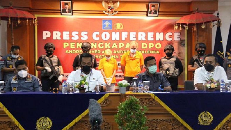 DPO Interpol, Suami Istri WNA Rusia Ditangkap Polda Bali dan Imigrasi Ngurah Rai
