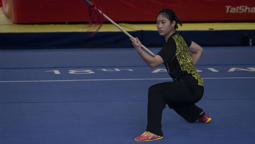 Atlet Wushu Indonesia Latihan Persiapan Kejuaraan Internasional - Bagian 2