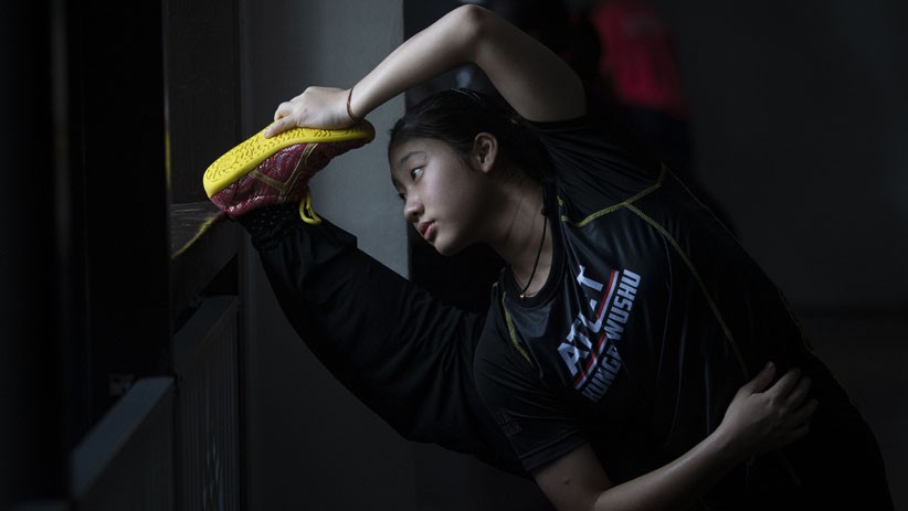 Atlet Wushu Indonesia Latihan Persiapan Kejuaraan Internasional - Bagian 1