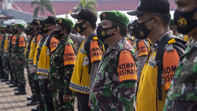 Sosialisasi Vaksinasi di Sumsel, TNI-Polri Bentuk Kompi Tracer dan Kompi Vaksinator - Bagian 3
