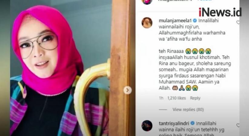 Video Rina Gunawan Meninggal Dunia, Akun Instagram Dipenuhi Ucapan Duka