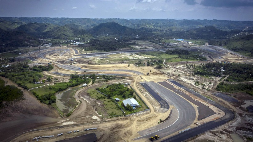 Penampakan dari Udara Progres Pembangunan Sirkuit MotoGP Mandalika - Bagian 2