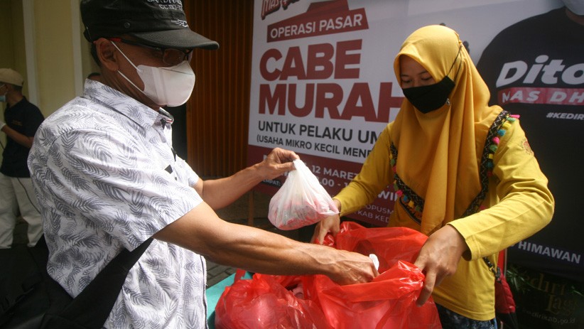 Cabai Rawit Merah Murah Dijual Rp50.000 per Kg ke UMKM Kuliner Kediri - Bagian 1