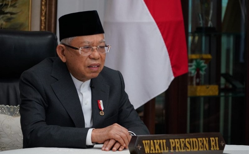Tinjau Vaksinasi Covid, Wapres Ma'ruf Amin Terbang ke Lampung