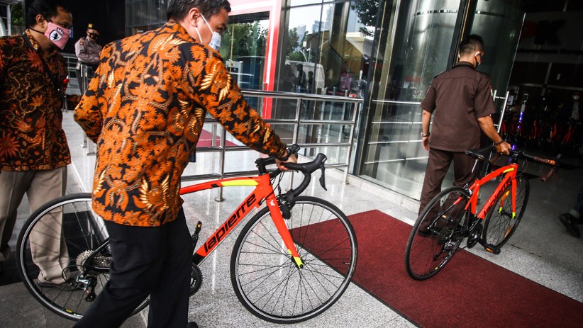 Penampakan 13 Sepeda Merek Lapierre Disita KPK terkait Kasus Korupsi Benih Lobster - Bagian 2