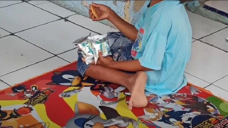 Miris, Bocah di Cilegon Banten Kecanduan Hirup Aroma Bensin