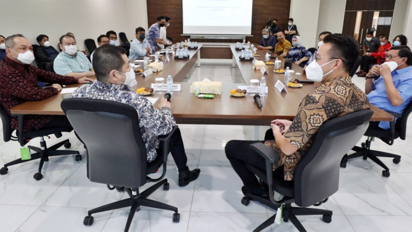Hary Tanoesoedibjo Ajak John Riady Kunjungi Fasilitas MNC Group - Bagian 7