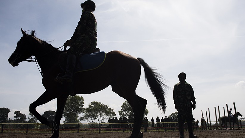 Begini Prajurit Kavaleri TNI AD Latihan Berkuda  - Bagian 3