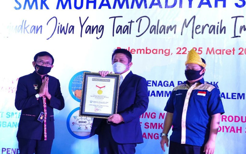 Sumsel Terima Rekor MURI di Tengah Pandemi