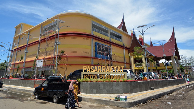 Tahan Gempa, Ini Penampakan Pasar Rakyat Pariaman setelah Direvitalisasi - Bagian 3