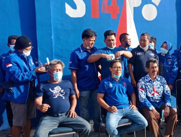 Hasil KLB Deliserdang Ditolak, Kader Demokrat Kota Serang Cukur Gundul