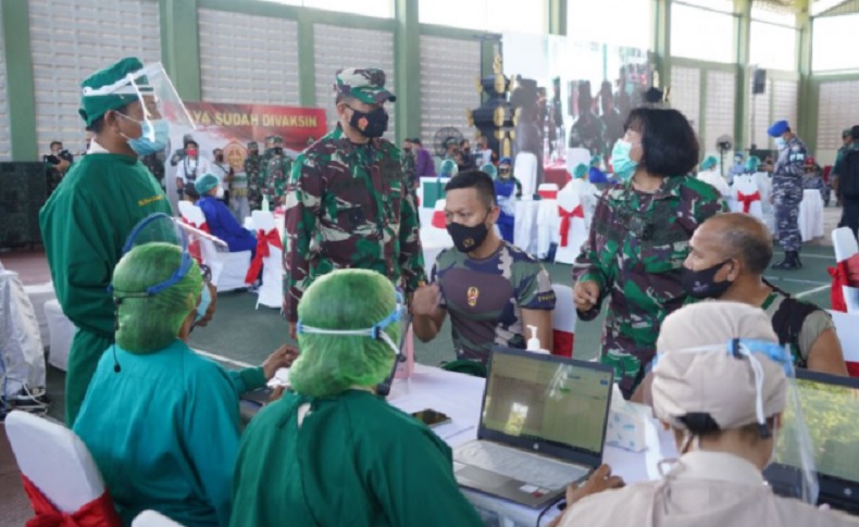 Kejar Herd Immunity di Bali, Kodam IX Udayana Target 1,8 Juta Warga Divaksin
