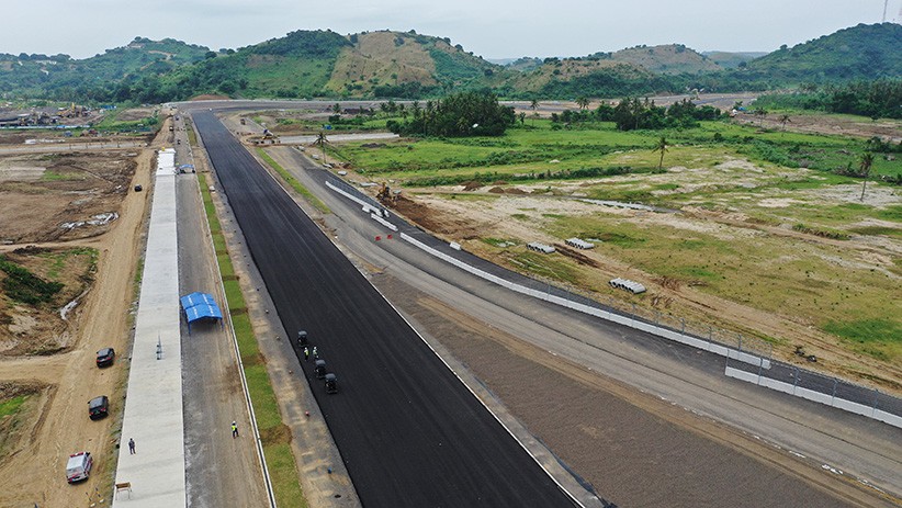 Pembangunan Sirkuit Mandalika, Lintasan Balap Sudah Diaspal - Bagian 2