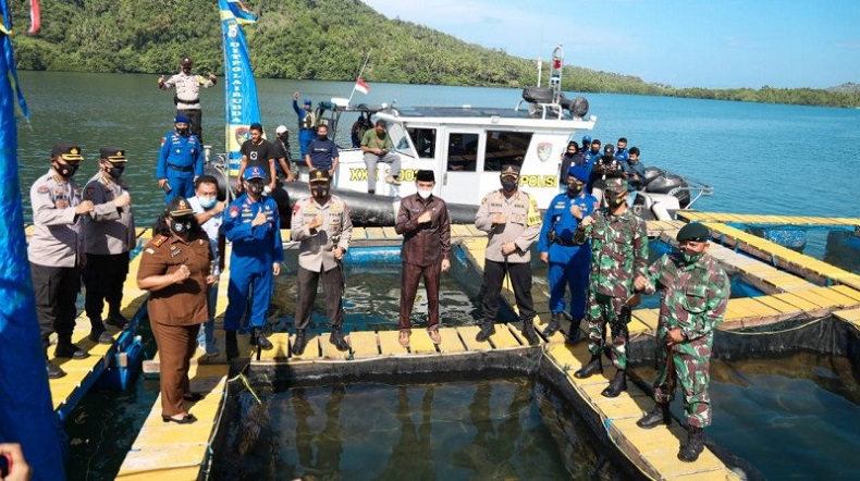 Kapolda Malut Luncurkan Kampung Tangguh Kieraha di Halmahera Barat