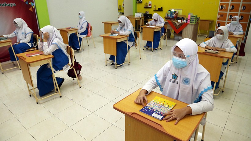 SMP Al Falah Surabaya Gelar Simulasi Pembelajaran Tatap Muka - Bagian 2