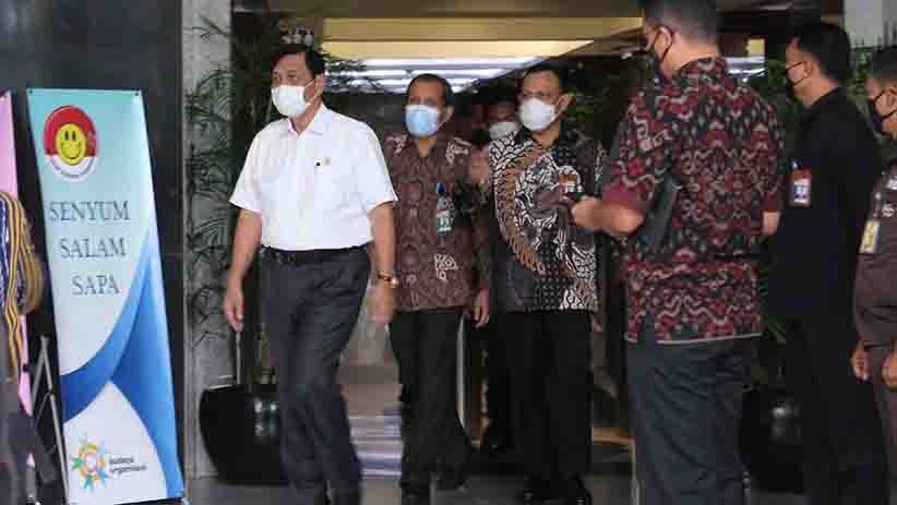 Menko Luhut Datangi KPK, Luncurkan Aksi Stranas Pencegahan Korupsi - Bagian 3