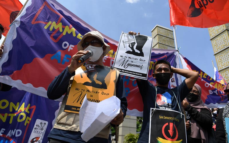 Jaringan Rakyat Miskin Kota Tolak Kedatangan Pimpinan Junta Militer Myanmar  - Bagian 1