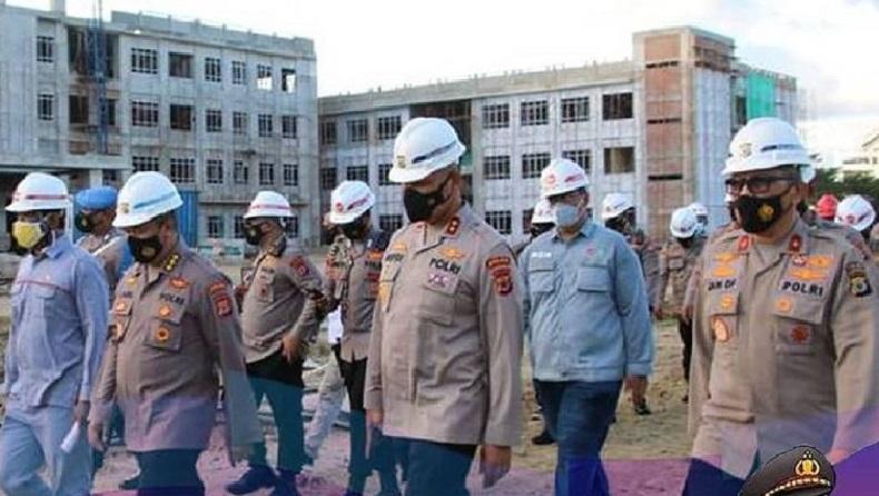  Tinjau Pembangunan Markas Komando, Ini Harapan Kapolda Maluku 