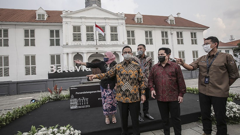 Anies Baswedan, Erick Thohir dan Sandiaga Uno Kolaborasi Bangun Wisata Kelas Dunia - Bagian 1