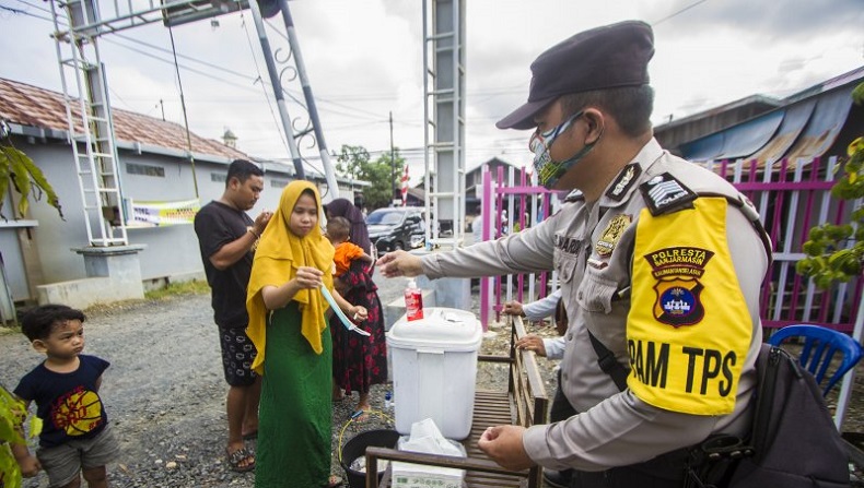  PSU Pilwali Banjarmasin Kondusif, Kapolresta: Kami Apresiasi Antusias Masyarakat