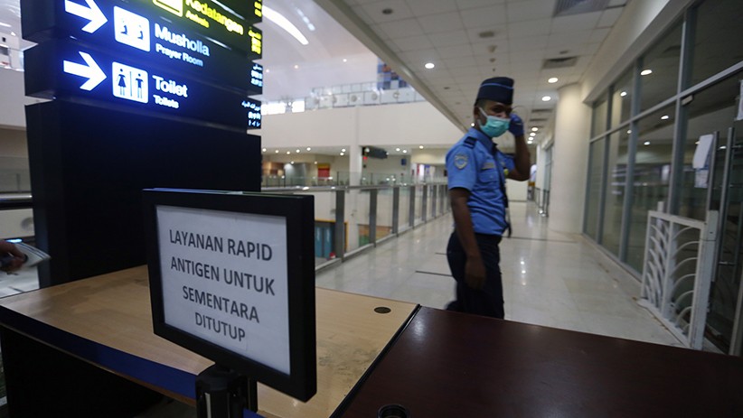 Pelayanan Rapid Test Antigen Bandara Kualanamu Pakai Alat Bekas - Bagian 1