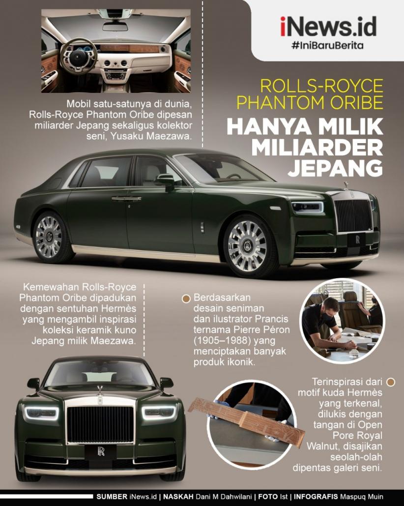 Infografis Kemewahan Rolls-Royce Phantom Oribe