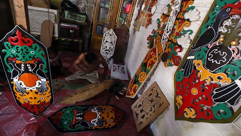 Kerajinan Talawang Khas Palangkaraya Bertahan di Tengah Pandemi - Bagian 1