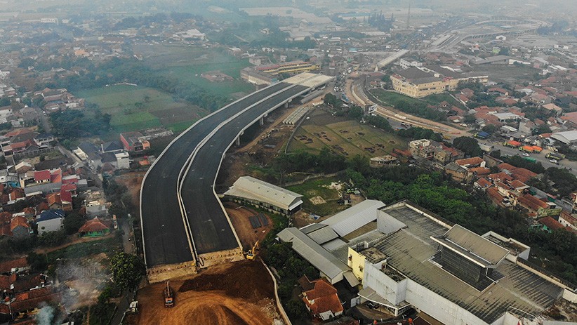 Foto Udara Progres Proyek Tol Cisumdawu - Bagian 2