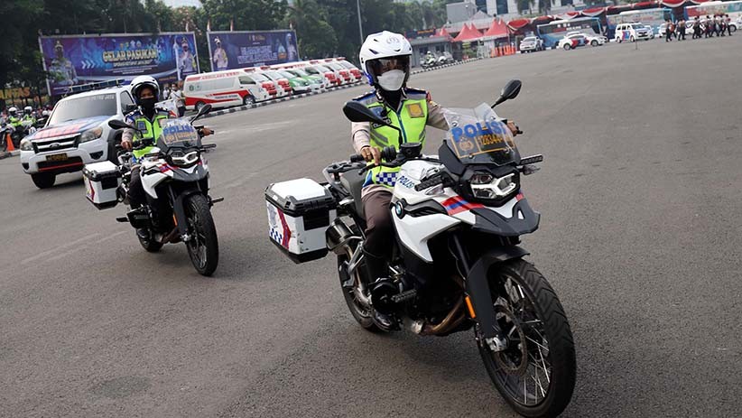 Larangan Mudik, 4.379 Personel TNI-Polri Disebar di Wilayah Polda Metro Jaya  - Bagian 1