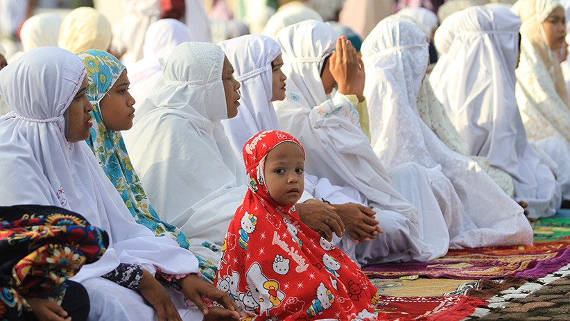 Jemaah Syattariah Aceh Sholat Idul Fitri Hari Ini, Begini Suasananya - Bagian 3